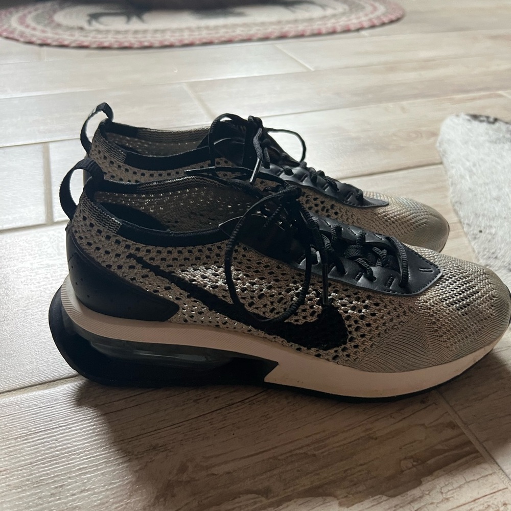 Nike Black and tan sneakers